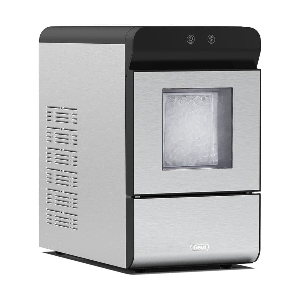 GEVI Household Countertop Nugget Ice Maker Machine With Viewing Window