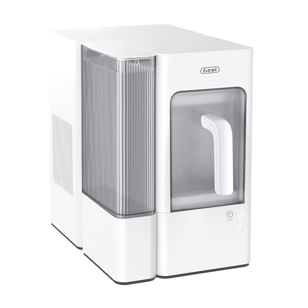 GEVI | Adella Countertop Crystal Clear Nugget Ice Maker Machine