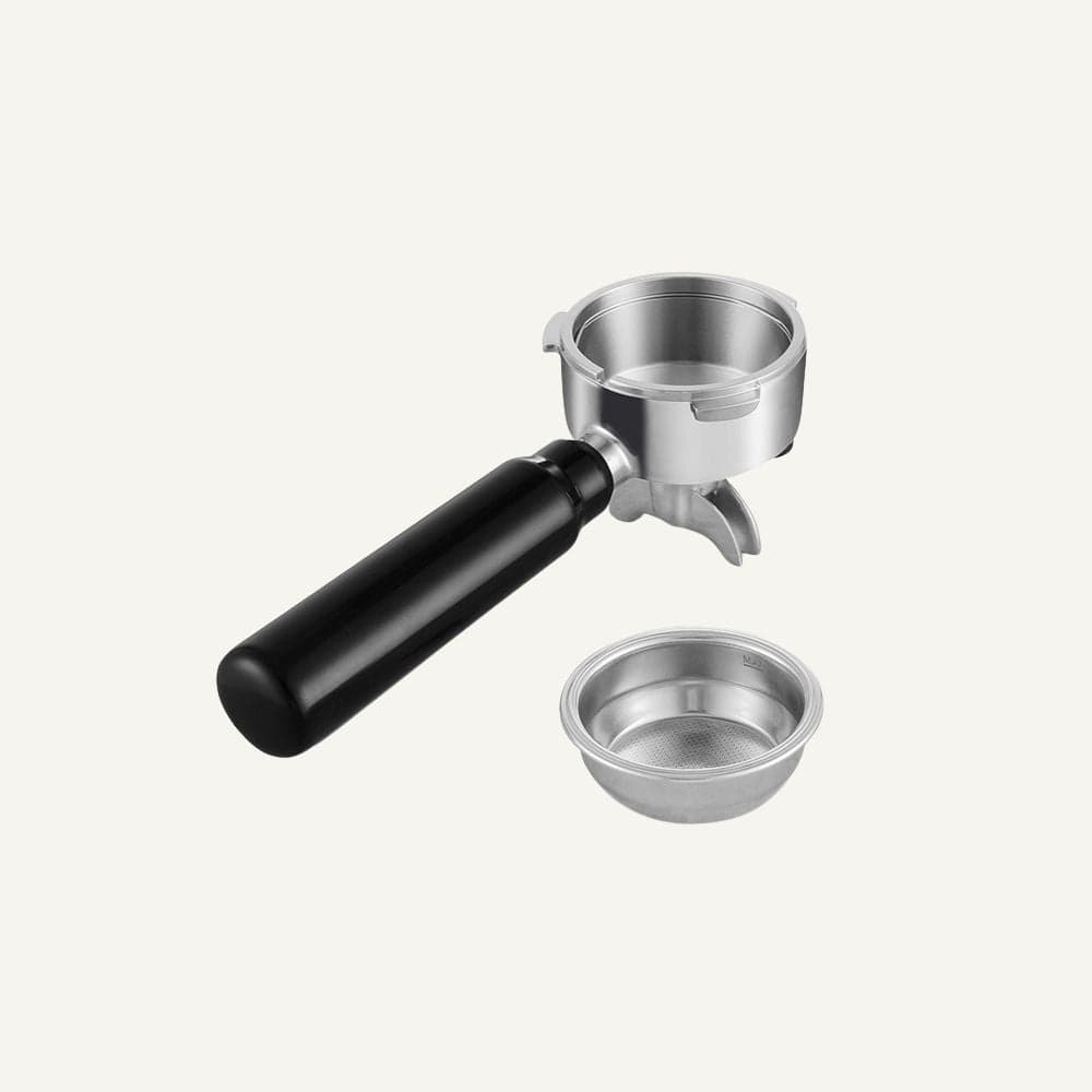 58MM Non Pressurized Double Cup Metal Filter and Portafilter For Espresso Maker ECMF0 