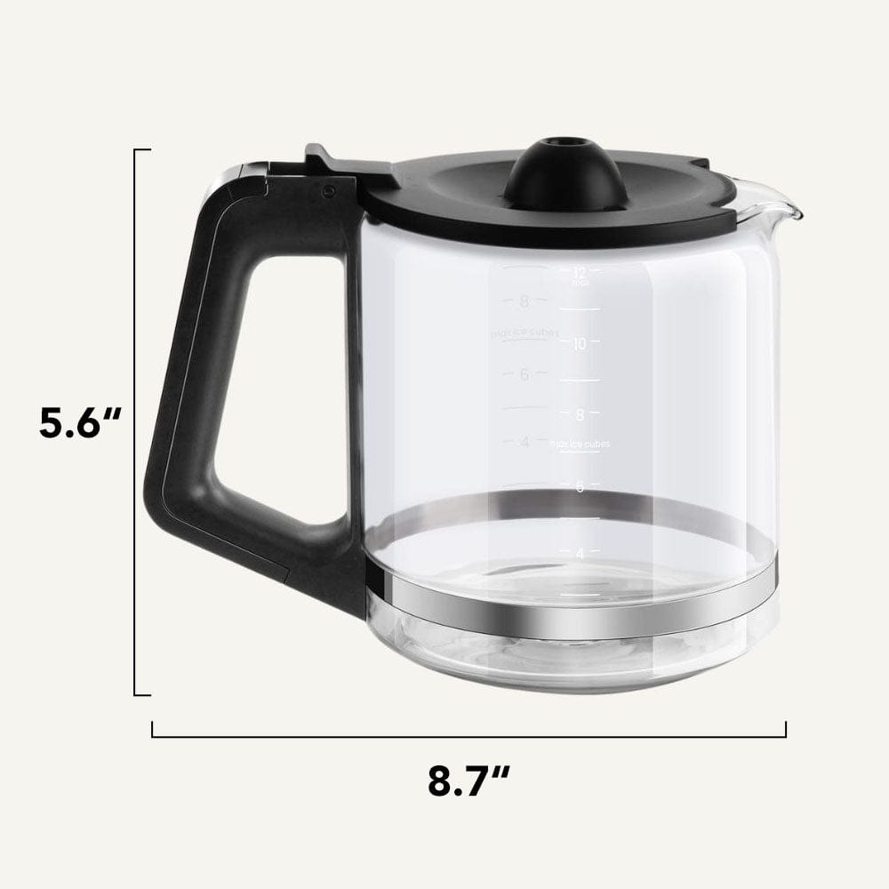 12-Cup Drip Coffee Machine Coffee Carafe for Replacement  DCMA0 