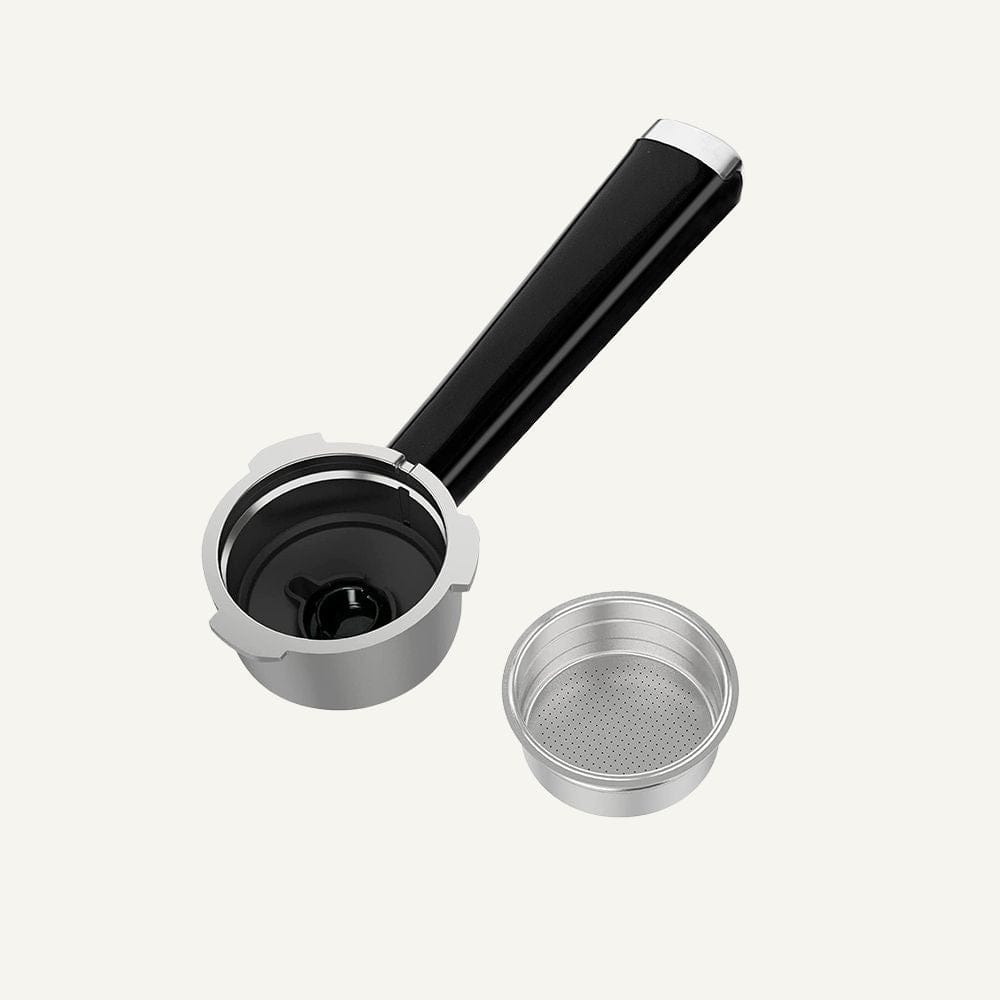 Single Cup Dual Wall Metal Filter and Portafilter Combo For Espresso Coffee Machine ECMG0, ECMA0 