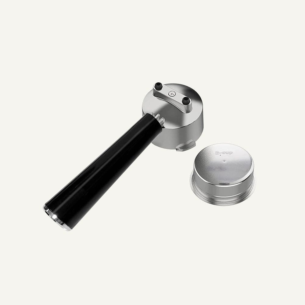 Single Cup Dual Wall Metal Filter and Portafilter Combo For Espresso Coffee Machine ECMG0, ECMA0 