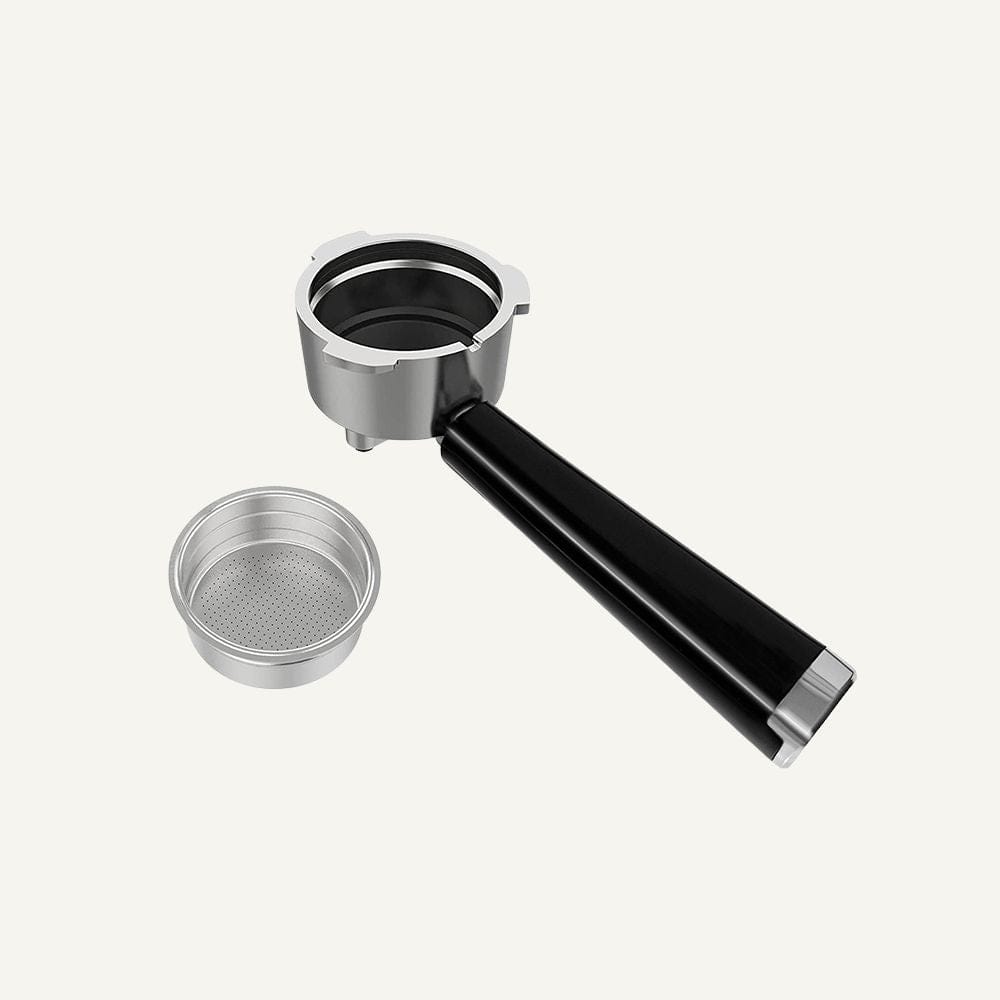 Single Cup Dual Wall Metal Filter and Portafilter Combo For Espresso Coffee Machine ECMG0, ECMA0 