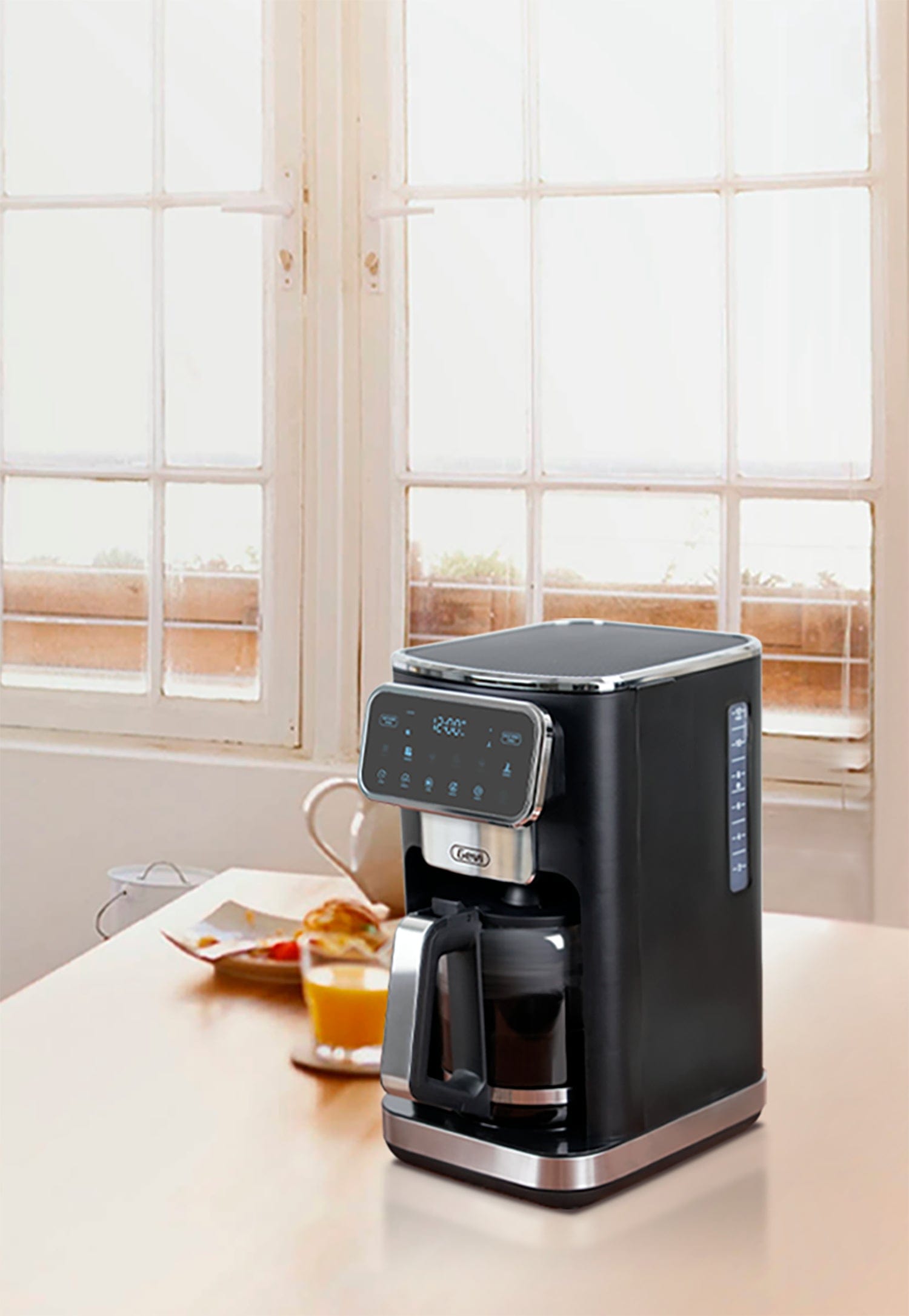 GEVI | 12-Cup Drip Coffee Maker Machine with LED Touchscreen DCMA0 GEVI | 12-Cup Drip Coffee Maker Machine with LED Touchscreen DCMA0