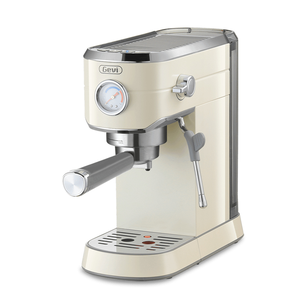 Gevi Compact Espresso Coffee Machine with Milk Frother - Thumbnail 3