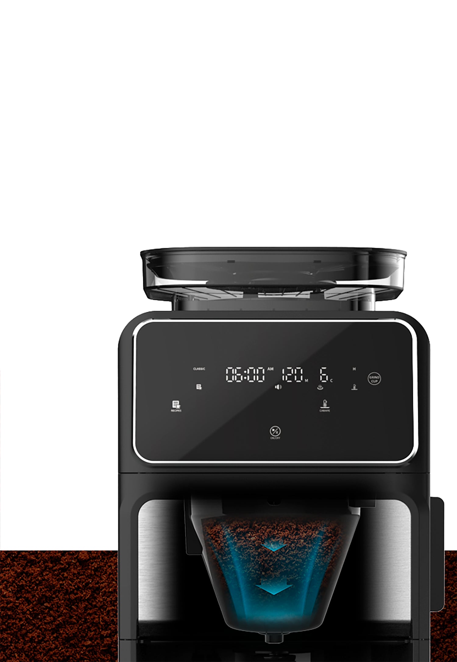 値下げ⭐︎半額以下⭐︎Gevi 10-Cup Drip Coffee Maker GEVI | 10-Cup Drip Coffee Maker Machine with Grinder and LED