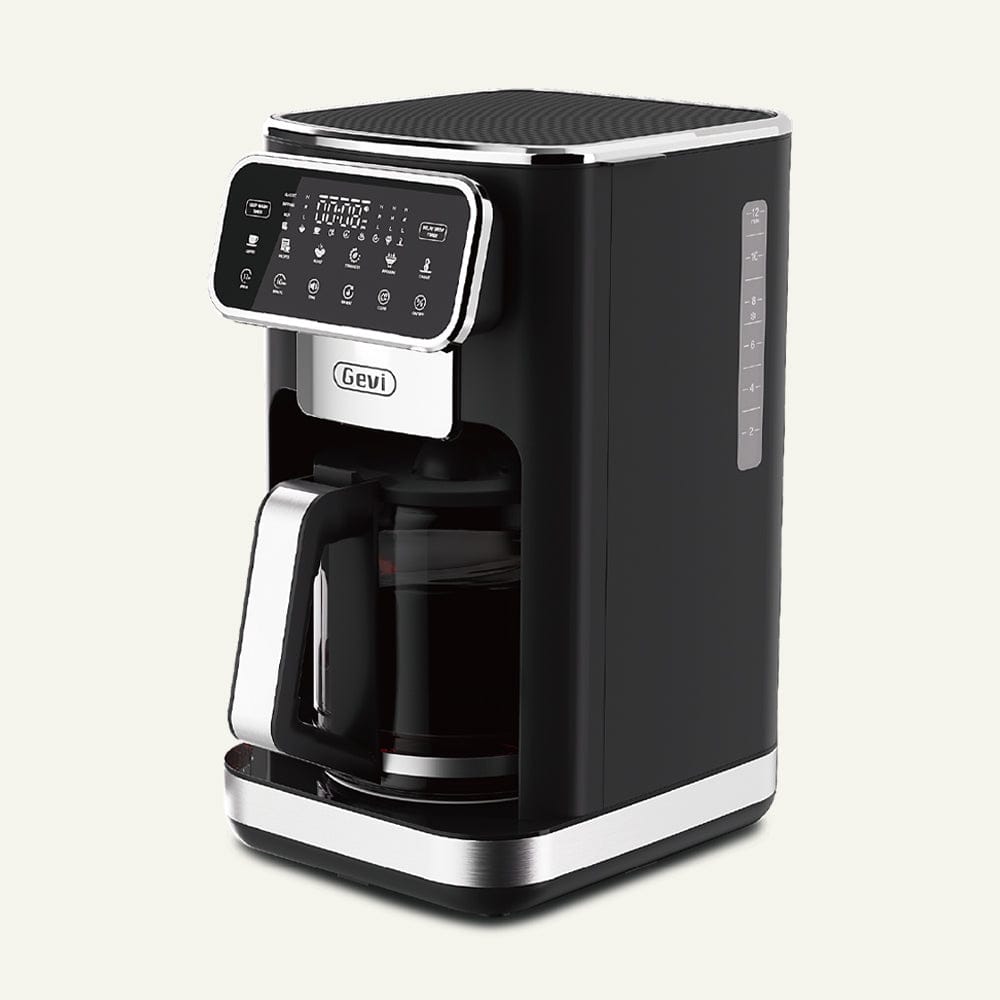 GEVI 12-Cup Programmable  Drip Coffee Maker Machine with LED Touchscreen DCMA0 