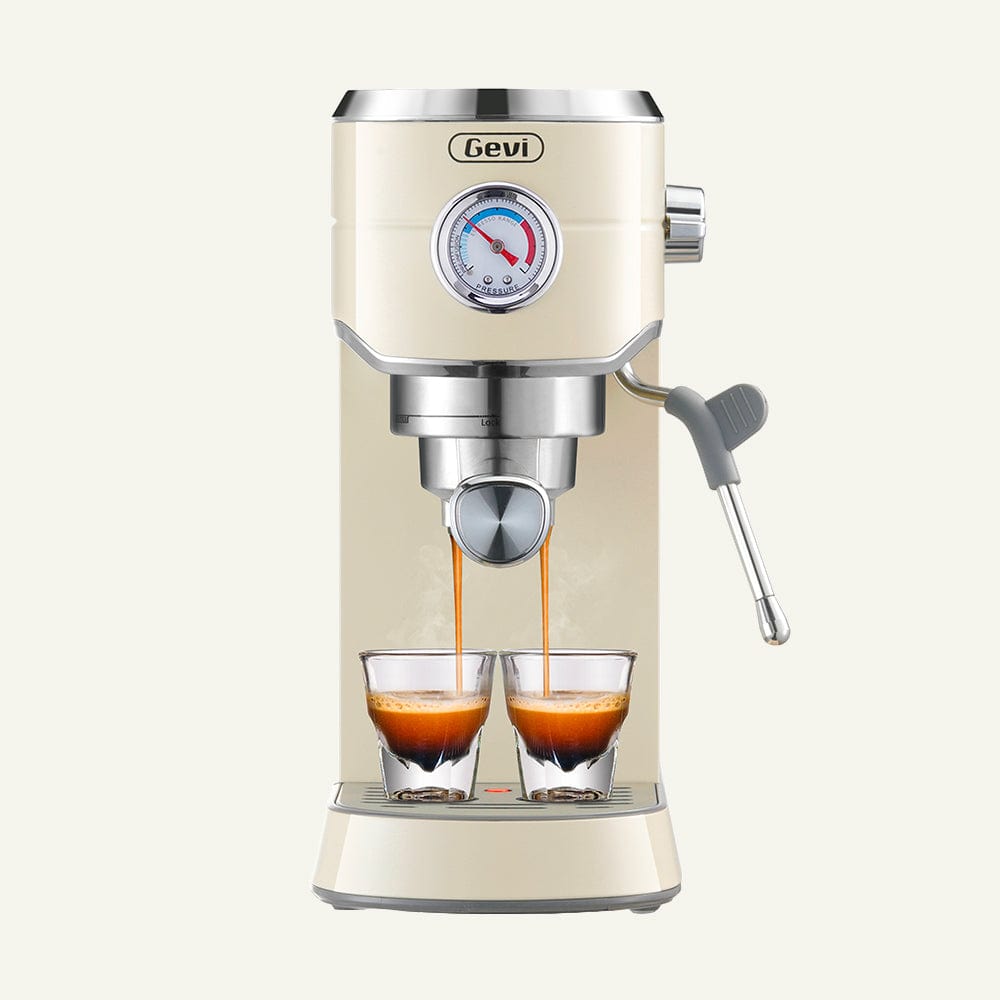 Compact Espresso Coffee Machine with Milk Frother ECMG0 