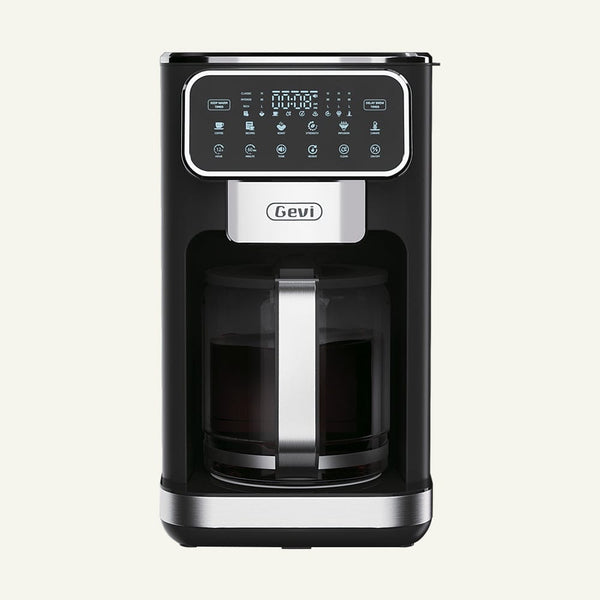 GEVI 12-Cup Programmable  Drip Coffee Maker Machine with LED Touchscreen DCMA0 