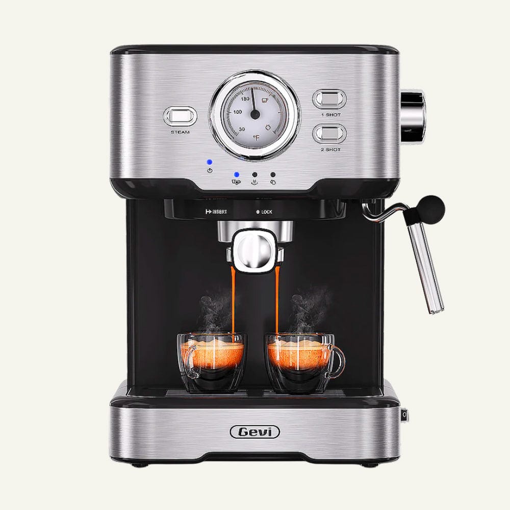 GEVI | 2-in-1 Fully Automatic Espresso Machine with Milk Frother
