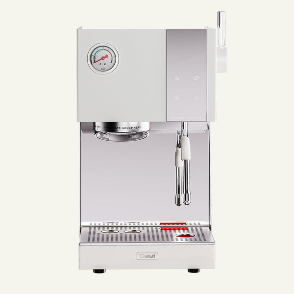 GEVI 20 Bar Semi Automatic Espresso Coffee Machine with OPV and Dual Display Touch Screen ECMN0 