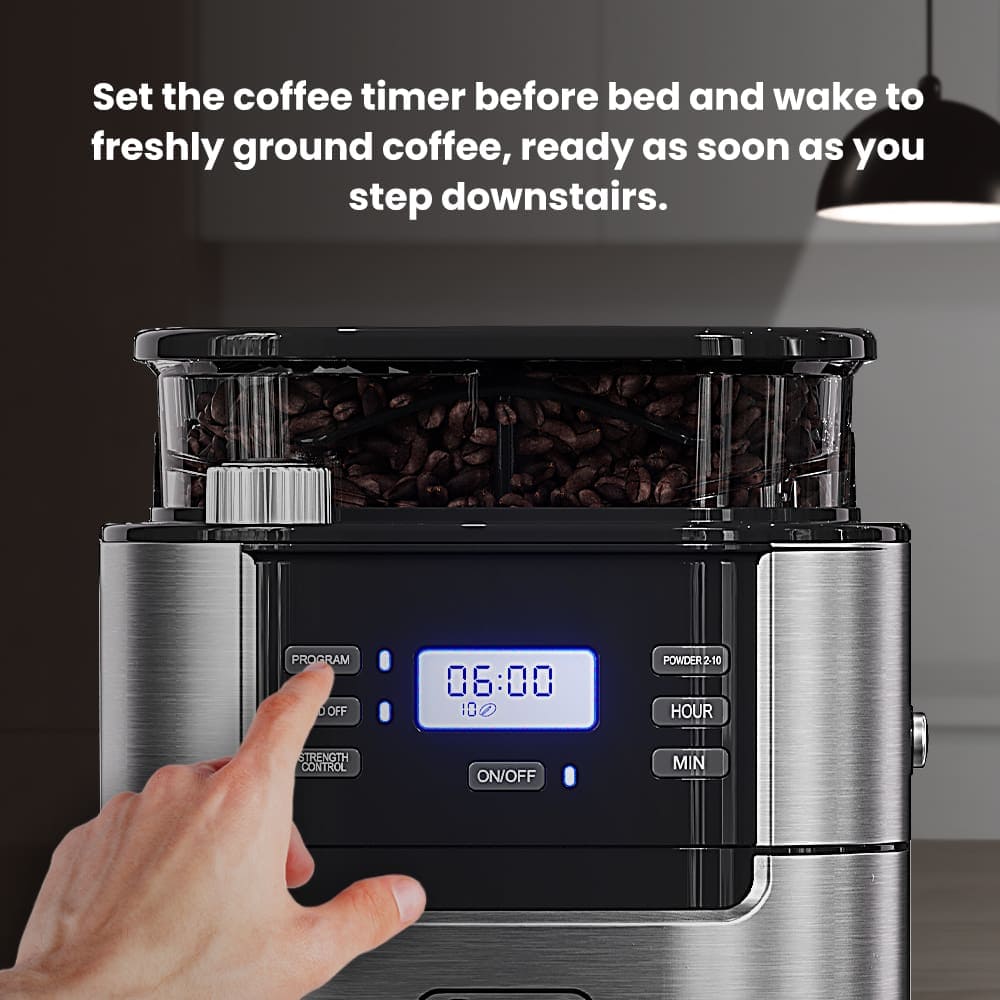 Gevi Coffee Maker With Grinder Reviews GEVI | 10-Cup Coffee Maker Machine with Built-in Grinder