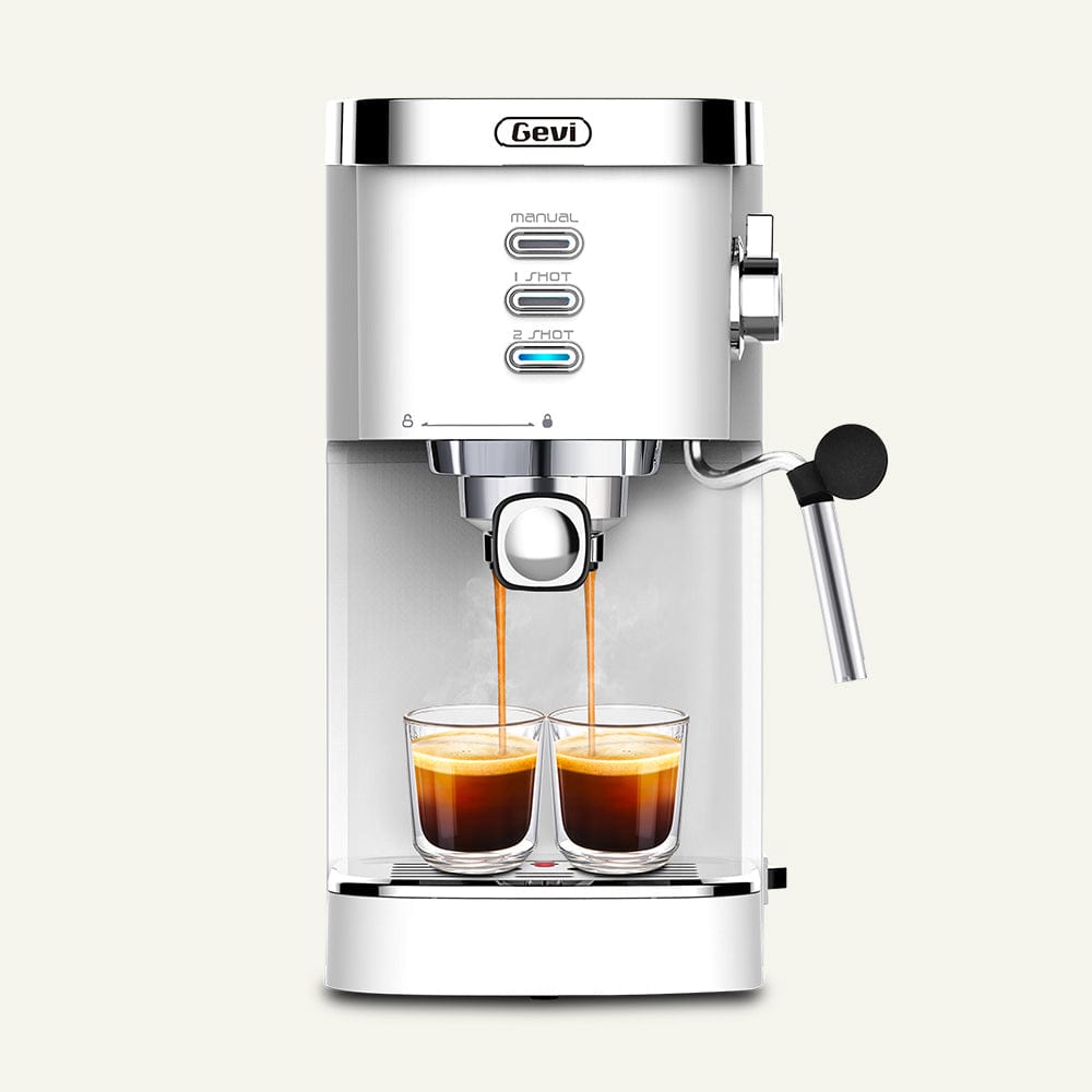 GEVI Espresso and Cappuccino Maker with Milk Frother and Steam Wand ECME0 