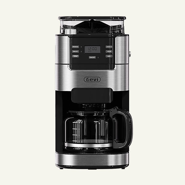 GEVI Programmable 10-Cup Grind & Brew Coffee Maker Machine with Built-in Grinder DCMB0 