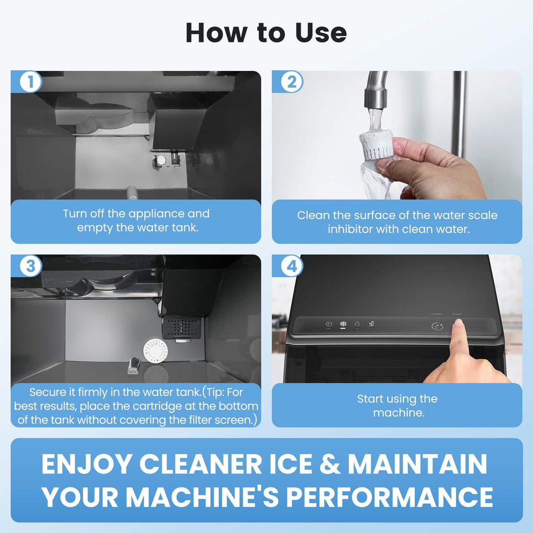 Gevi Food-Grade Water Scale Inhibitor for  Ice Maker & Coffee Makers 
