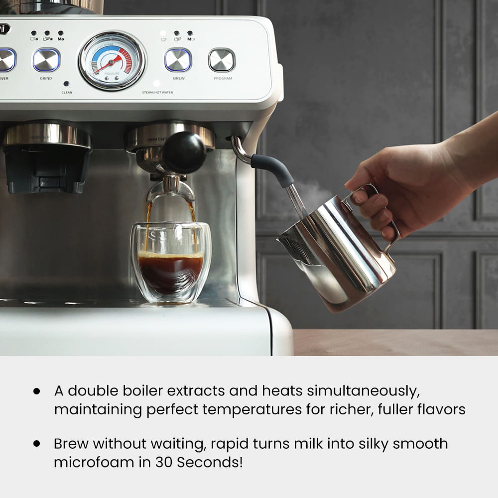 Gevi Dual Boiler Home Espresso Machine