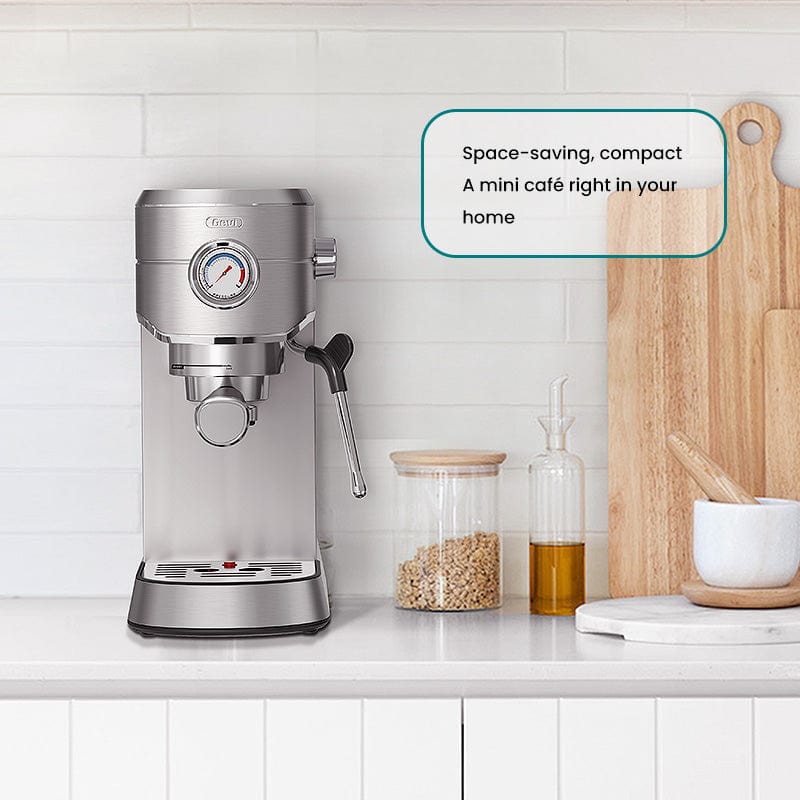 GEVI Compact Espresso Machine with Milk Frother for Cappuccino and
