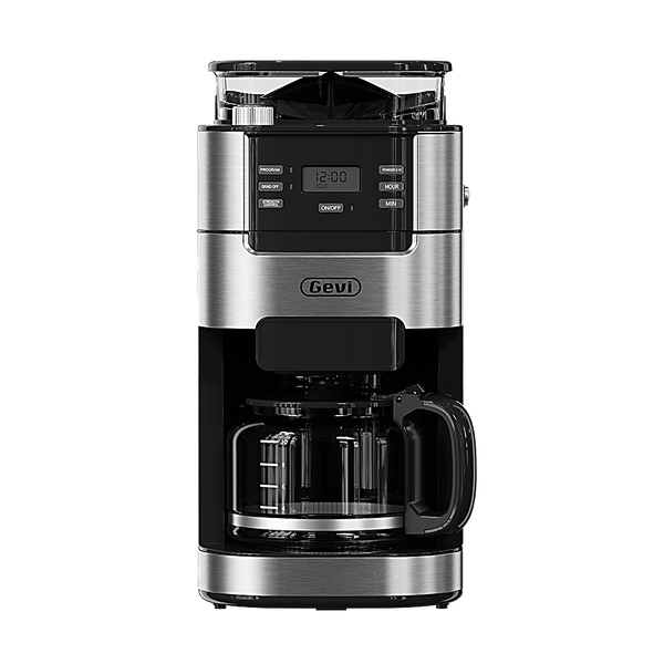 GEVI Programmable 10-Cup Grind & Brew Coffee Maker with Built-in Grinder