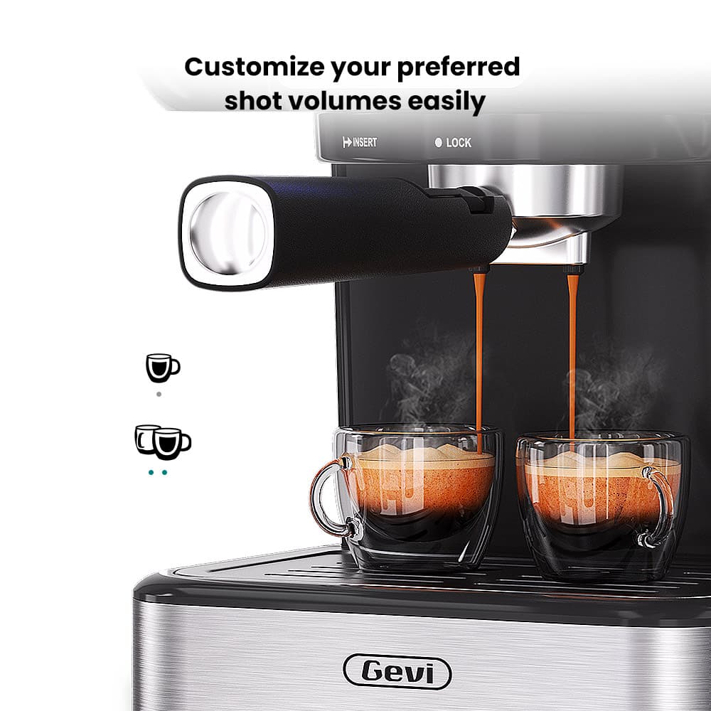 GEVI Double Shot Espresso Maker Machine