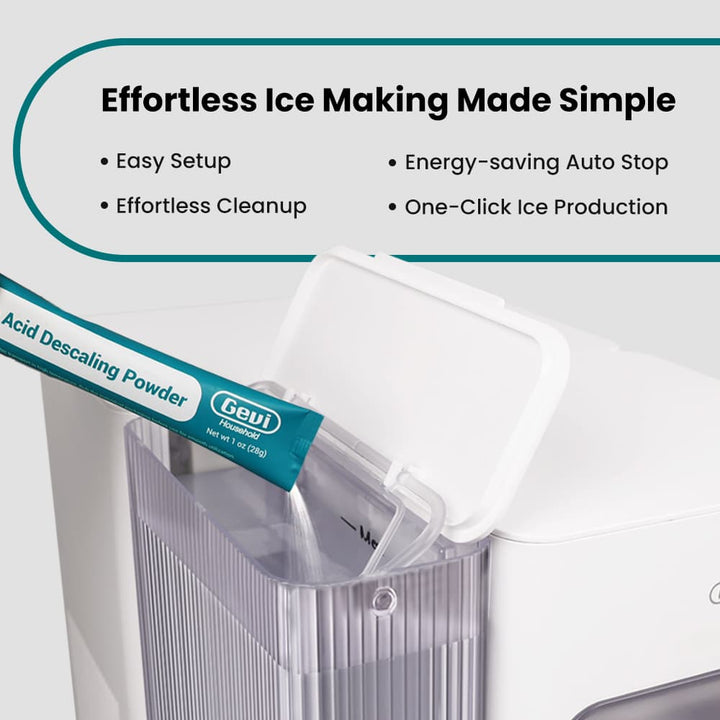 GEVI Adella Clear Ice Maker Machine
