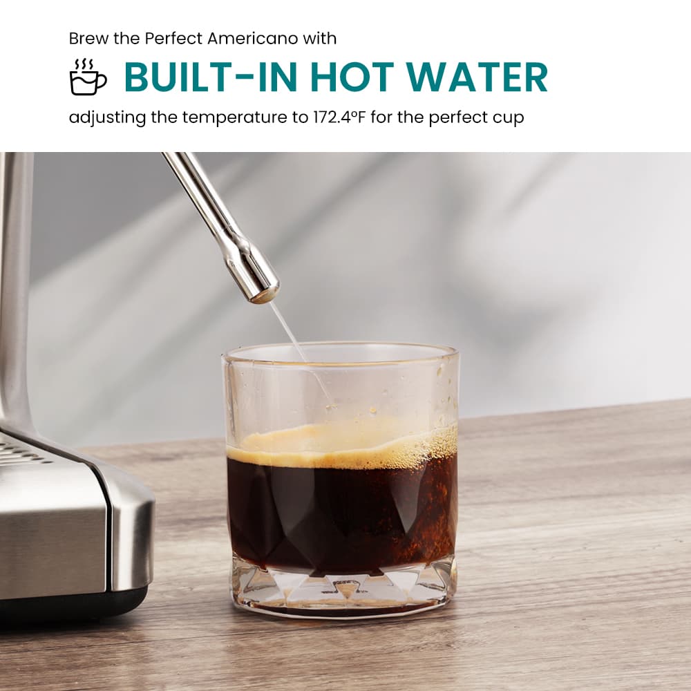 GEVI Ezbru Espresso Machine with Preinfusion ECMC0