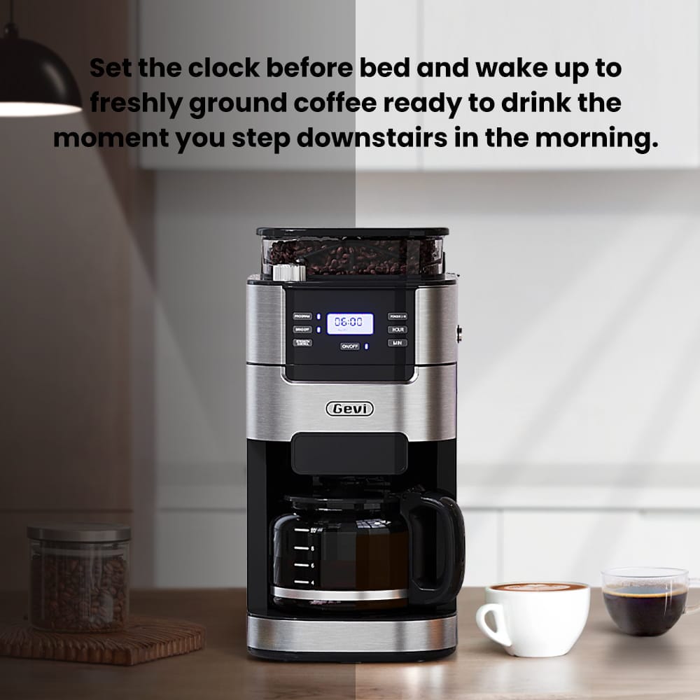Gevi Coffee Maker With Grinder Reviews GEVI | 10-Cup Coffee Maker Machine with Built-in Grinder